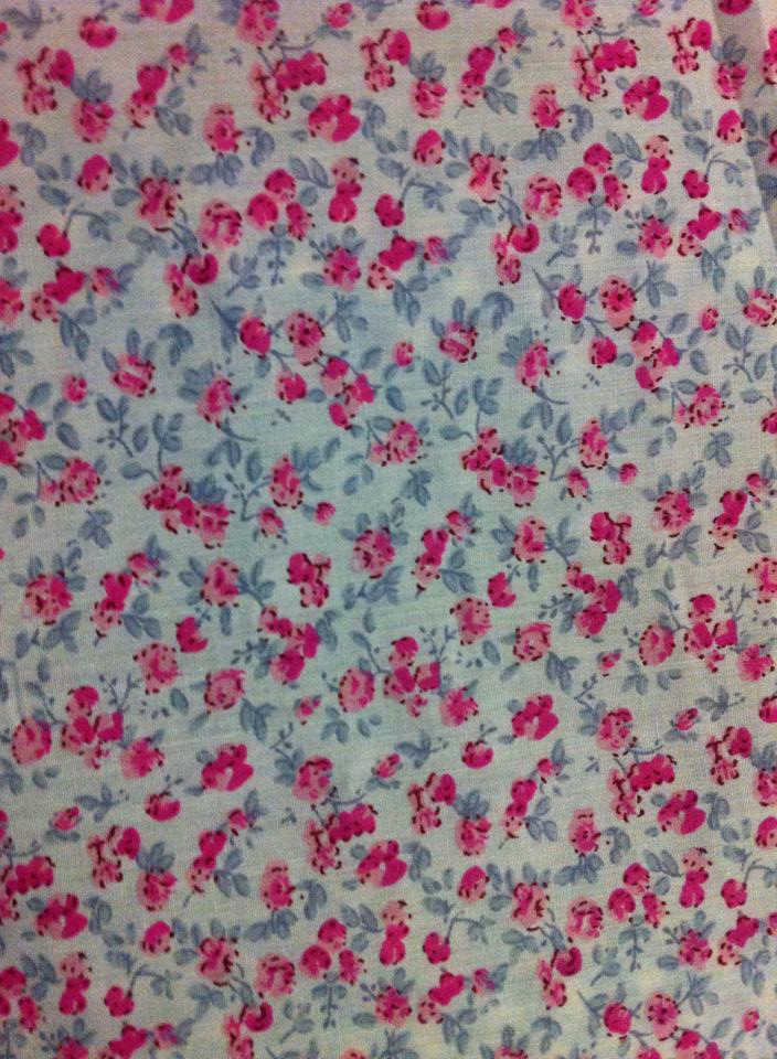 Exemple de tissu au motif Liberty