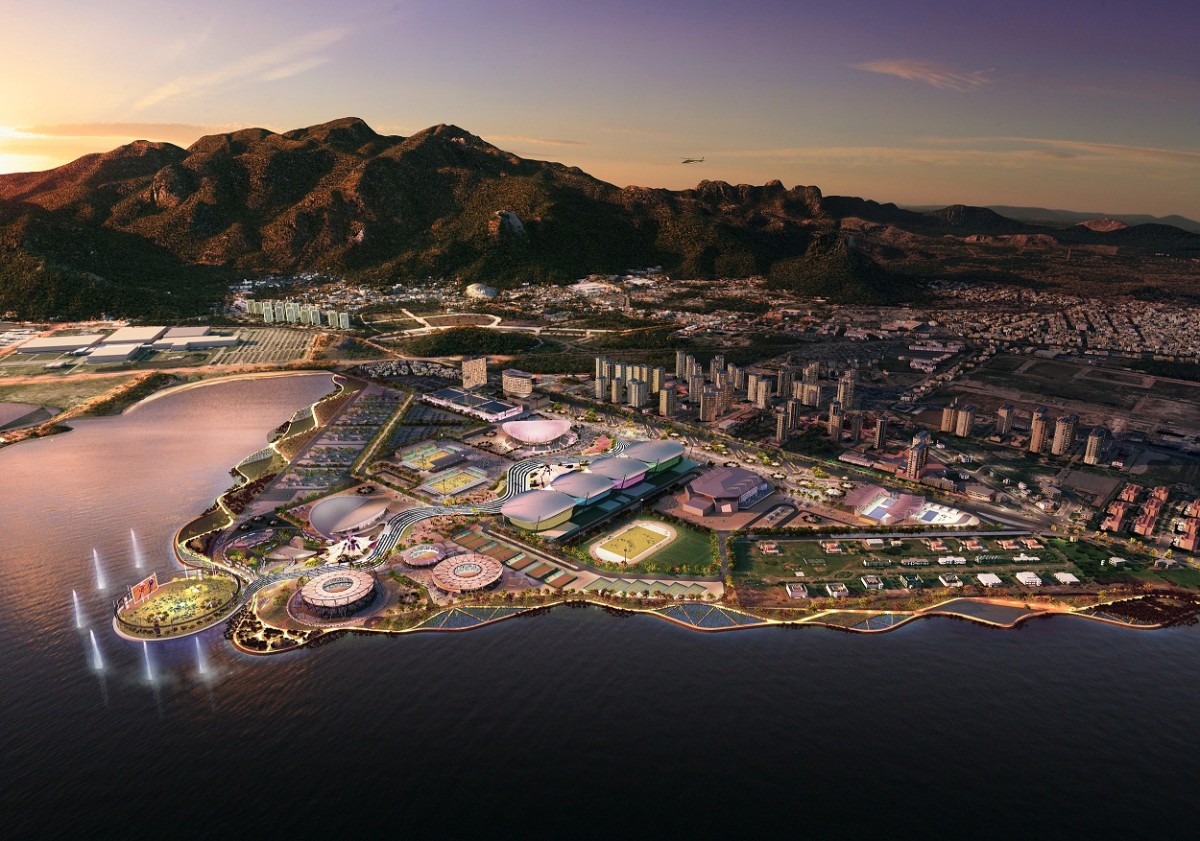 Le site olympique Barra vu du ciel