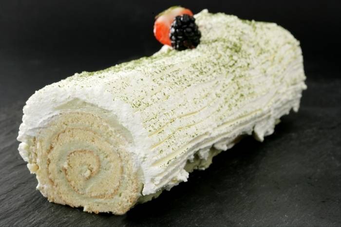 recette de buche au th vert