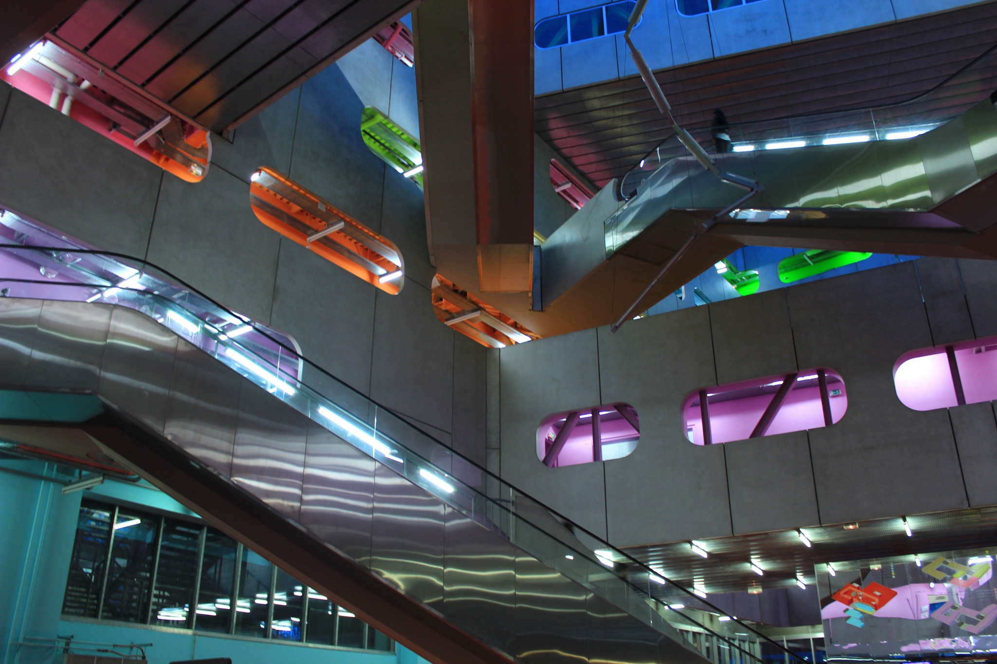 photo de l'interieur de l'atrium