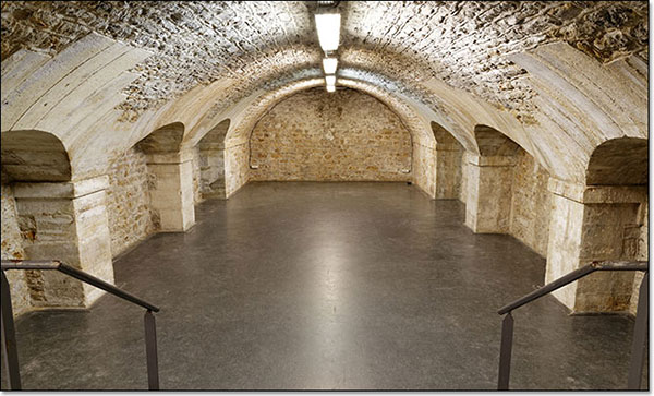 photo d'une cave du batiment esclangon