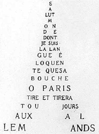 CalligrammePatriotique