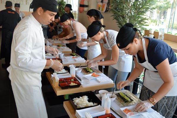 comment faire sushis