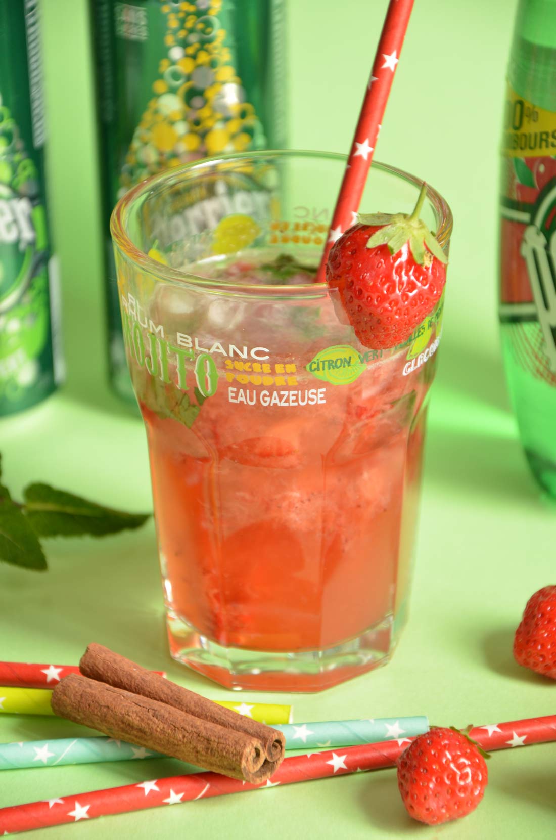 Image d'un mojito fraise