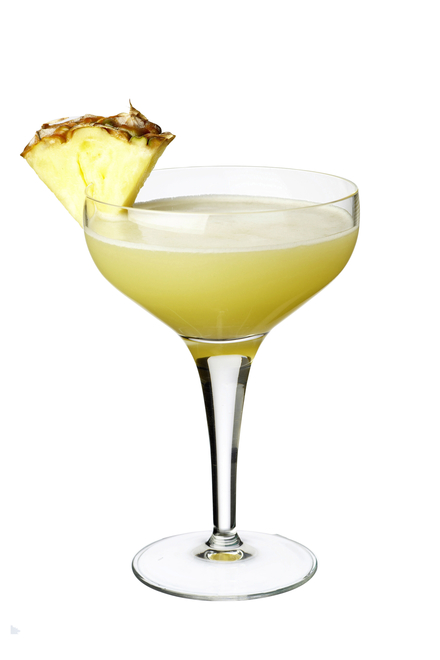 Verre de Matadir avec tranche d'ananas