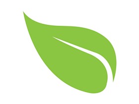 Logo reprsentant une feuille verte